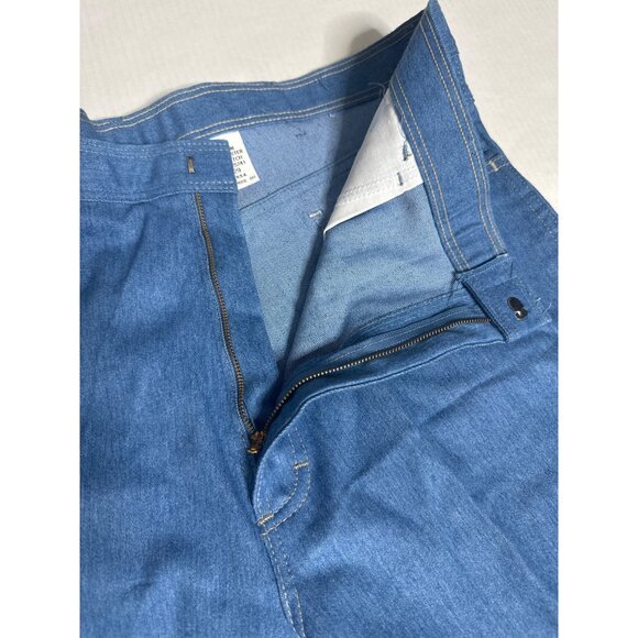 Flexjeans Mens 42x29 Blue Stretch Straight Leg 4 Pocket Flex Denim Jeans New - Picture 7 of 12